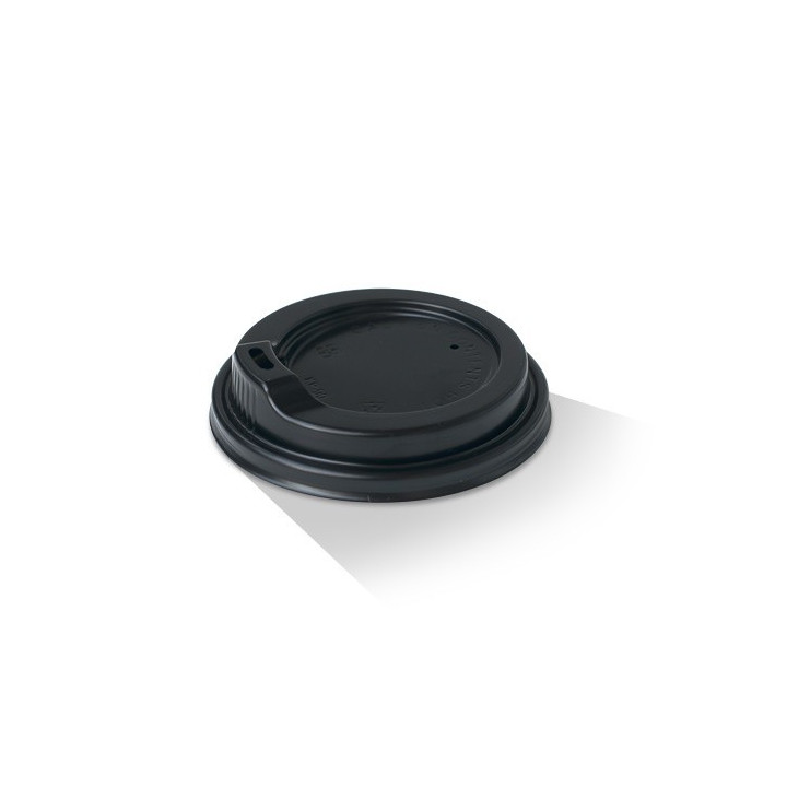 8oz PS Sipper Spout Lid / Black - 1000 pcs  1000 pcs