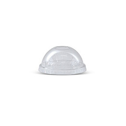 10/12oz Cup PET dome lid with hole  1000 pcs