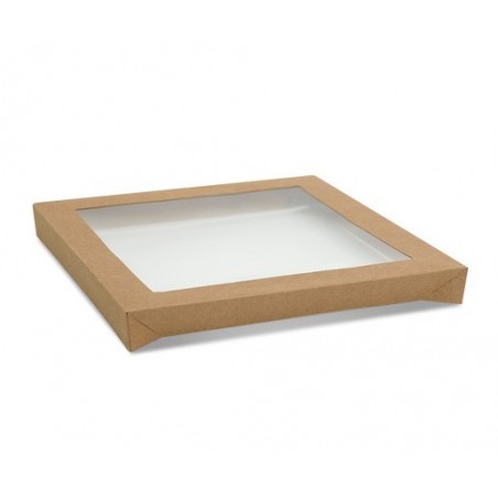 Kraft Catering Tray Lid  Medium 382x275x30  100 pcs