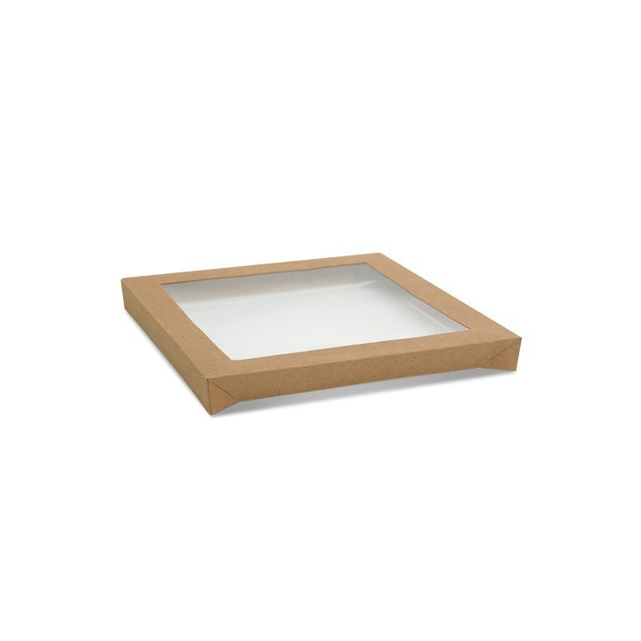 Kraft Catering Tray Lid  Medium 382x275x30  100 pcs