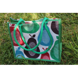 Jute Designer Bag (Fruit Design) - 34X34X20