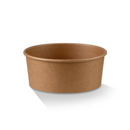 PE Coated Kraft Salad Bowl 32oz 150x128x77  300 pcs