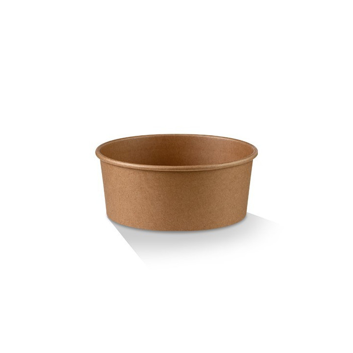 PE Coated Kraft Salad Bowl 32oz 150x128x77  300 pcs