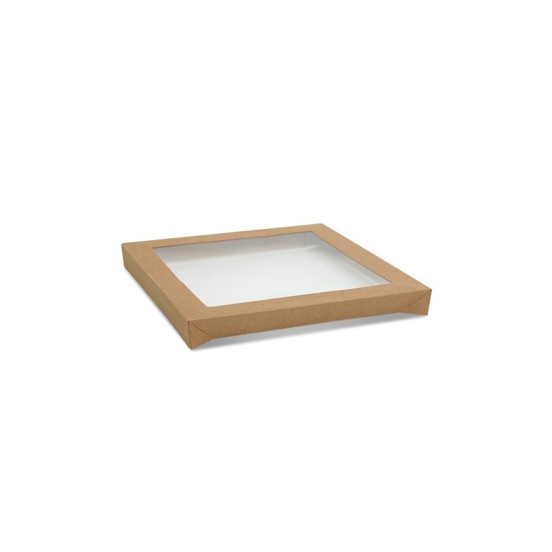 Clear Window Catering Tray Lid  Small 180x180x30  100 pcs