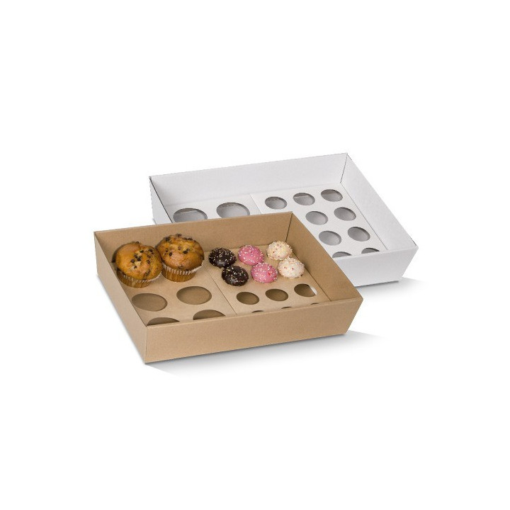 Cupcake Insert to Fit M/L Tray - 6 Holes 242x178x20   50 pcs
