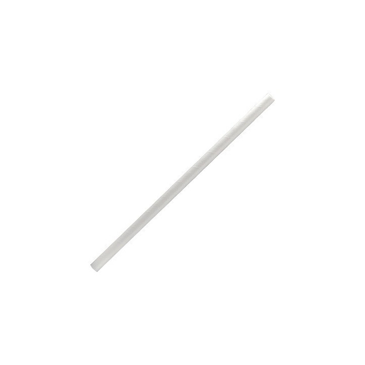 Regular Paper Straw White  2500 pcs