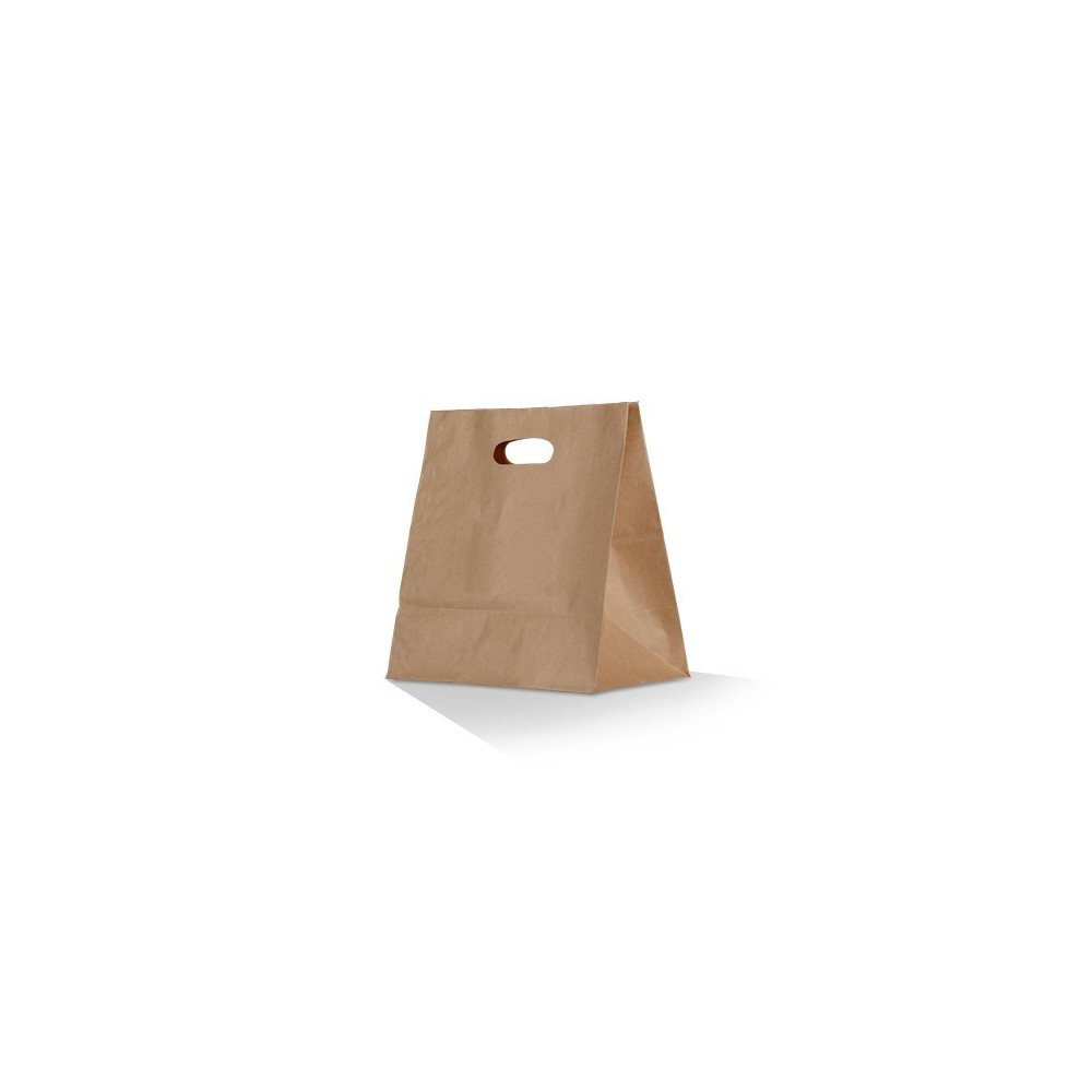 Small Brown Kraft Bag / Die-Cut handle  250 pcs