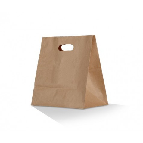 Small Brown Kraft Bag / Die-Cut handle  250 pcs