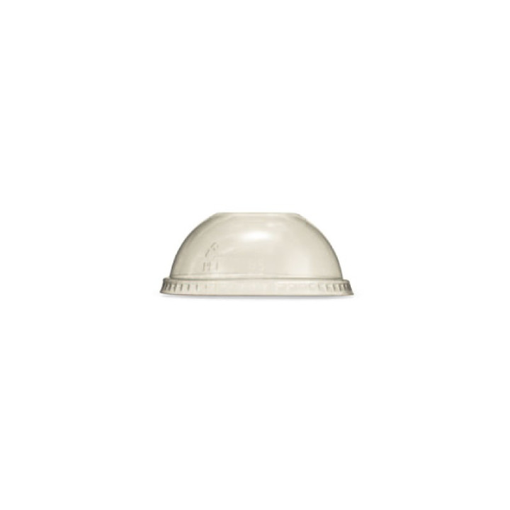 Dome Lid PET no hole (fit U shape cups)  1000 pcs