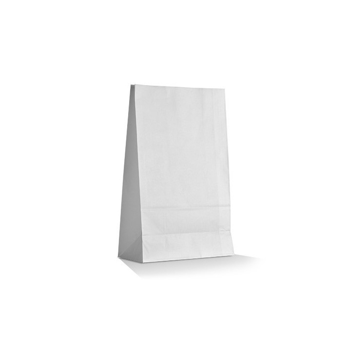 White SOS Bag #16 Compostable 390x120+240  250 pcs