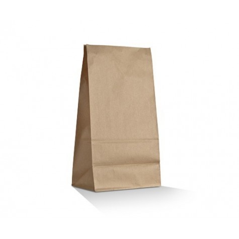 Natural Kraft SOS Bag #8 Compostable 310x100+157  1000 pcs