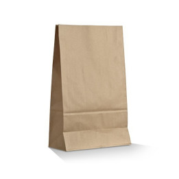 Natural Kraft SOS Bag #12 Compostable 330x112+178  1000 pcs