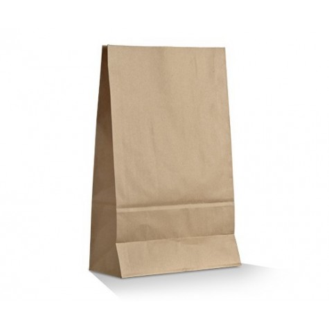 Natural Kraft SOS Bag #12 Compostable 330x112+178  1000 pcs