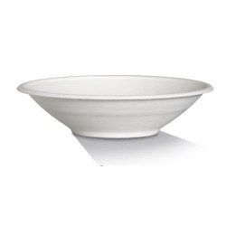 24oz Sugarcane Bowl White - Universal Lid Option  500 pcs
