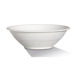 32oz Sugarcane Bowl White - Universal Lid Option  500 pcs