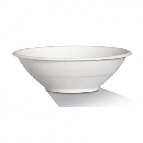 32oz Sugarcane Bowl White - Universal Lid Option  500 pcs