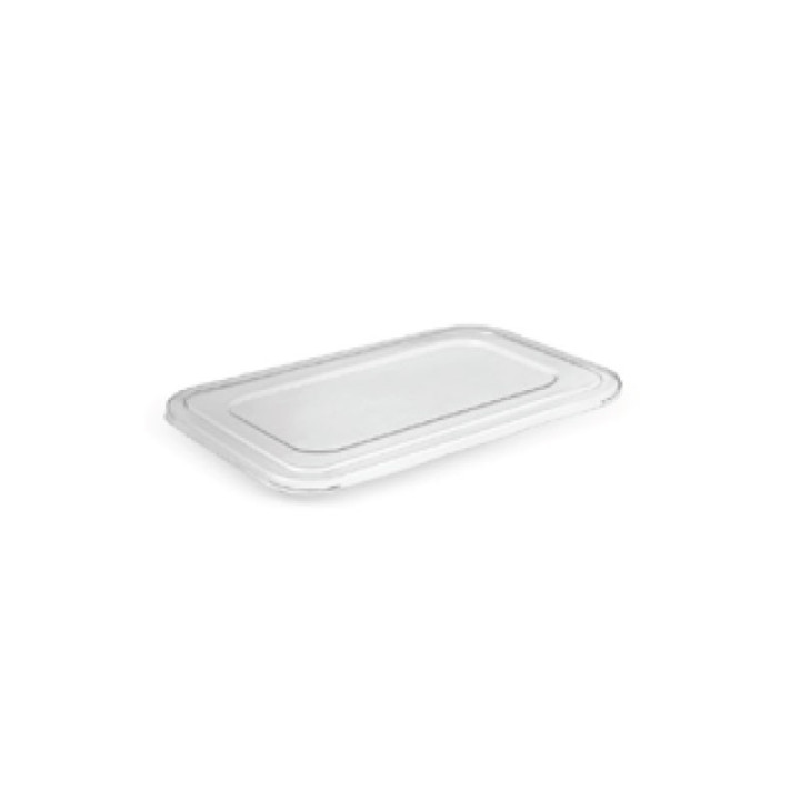 Plastic Lid for 4 Compartment Bagasse Tray  300 pcs