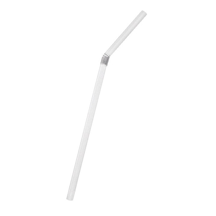 Compostable Flexi Straw 6mm  2000 pcs
