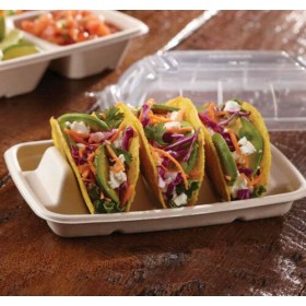 Taco holder compostable Tray  300 pcs