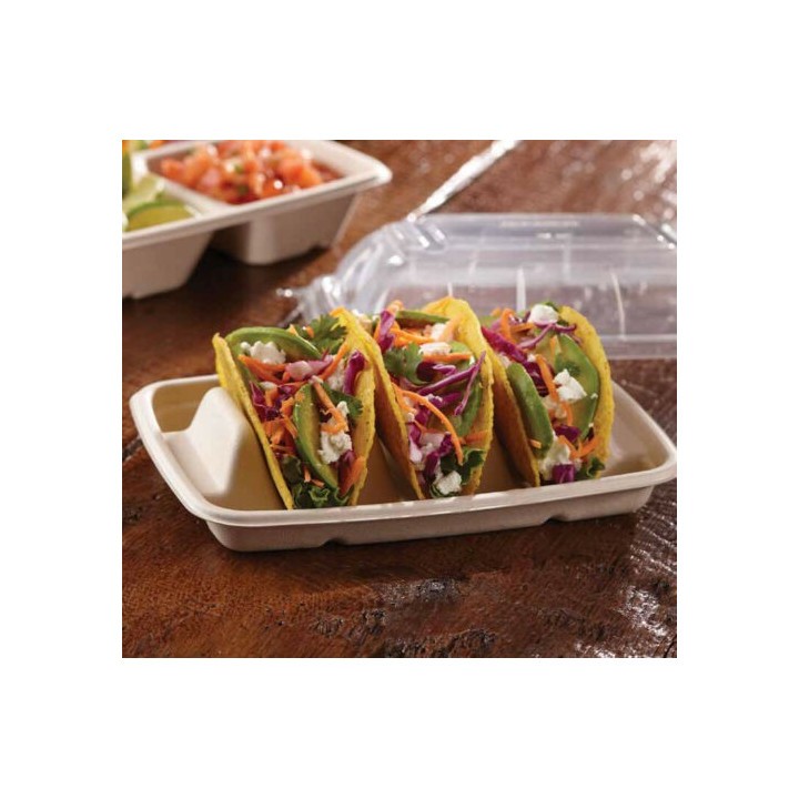 Taco holder compostable Tray  300 pcs