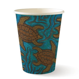 12oz Single Wall Indigenous BioCup  1000 pcs  1000 pcs