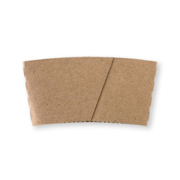 8oz Coffee Cup Sleeve - Kraft  1000 pcs
