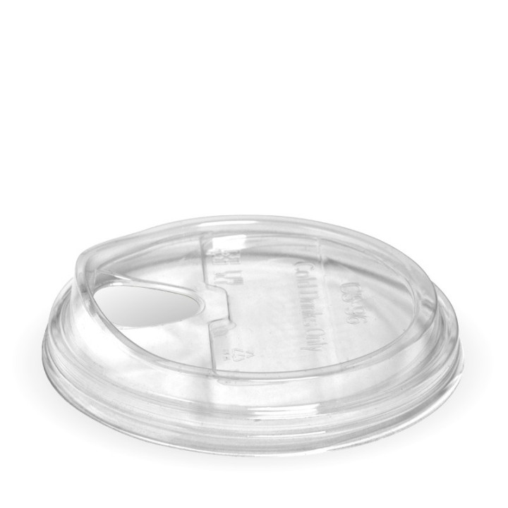300-700ml Sipper PLA Lid for 300 to 700 ml Bio Clear Cups  1000 pcs