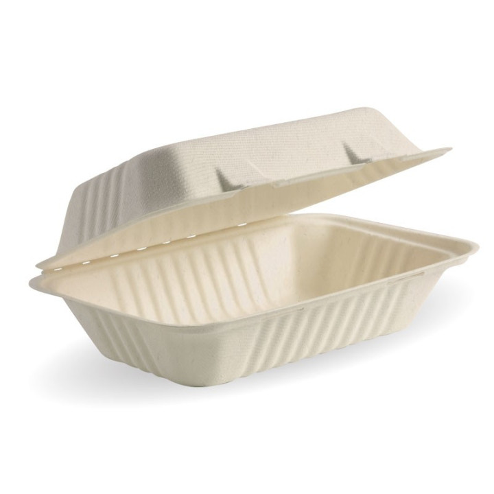 Sugarcane Clamshell 9x6x3