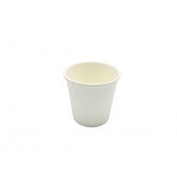 4oz Single Wall Coffee Cup 1000pc - Plain White