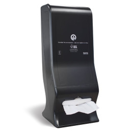 Single Serve Napkin Dispenser Large - Table Top /Wall Mounted - BioPak Branded  4 pcs