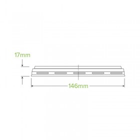 Bioplastic Clear Lid for 600&700ml Salad Bowl  600 pcs