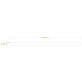 18cm Wooden Coffee Stirrer x 10000pcs 180x6mm Long  10000 pcs