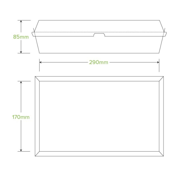 Family Dinner Box - 290 x 170 x 85mm - FSC Certified - 100 pcs