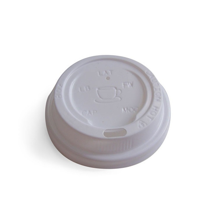 12oz and 16oz Coffee Cup Lid White x 1000pcs
