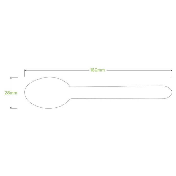 16cm FSC Certified Wooden Spoon  1000 pcs