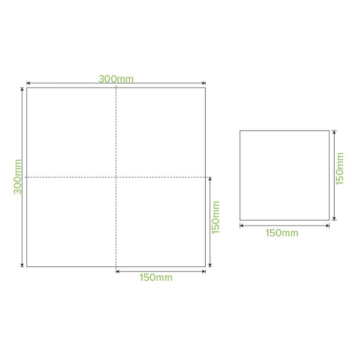 2 PLY 1/4 Fold Lunch Brown Natural Bio Napkin 300x300  2000 pcs