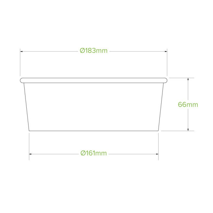 Takeaway Bowl Extra Large 1300ml- Kraft  200 pcs