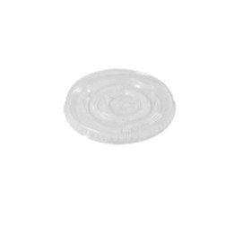 8oz Bowl PET flat Lids - X Hole for Cold Use