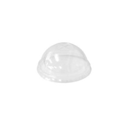 Dome Lids for 15oz Cup - Die Cut Hole Cold Use (PET)  1000 pcs