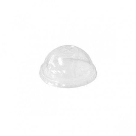 Dome Lids for 15oz Cup - Die Cut Hole Cold Use (PET)  1000 pcs