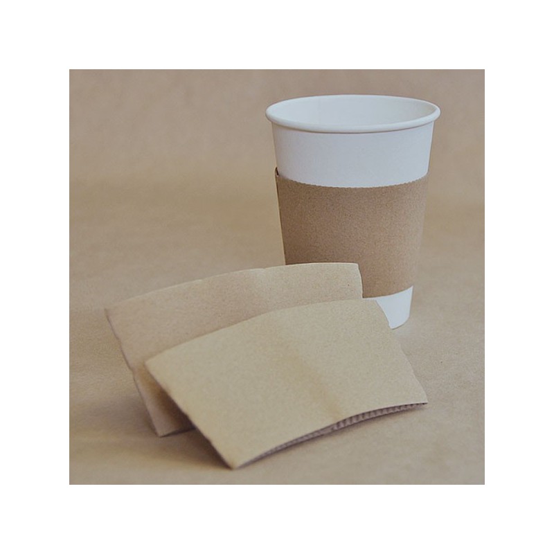 8oz Kraft Coffee Cup Sleeve for Hot Coffee Cup