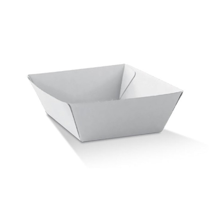Small White Corrugated Tray  500 pcs