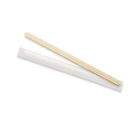 Wooden Coffee Stirrer Individually Wrapped  5000 pcs