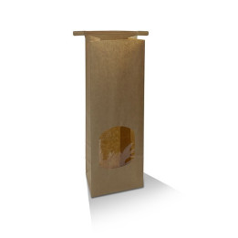 Tin Tie Bag - Small with Window  500 pcs