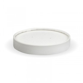 250ml (8oz) BioBowl  paper lids - white  500 pcs