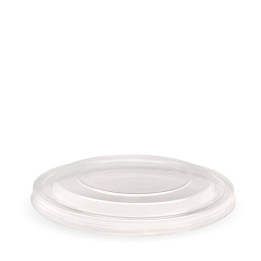 500-1000ml Kraft BioBowl PLA lid - clear  400 pcs