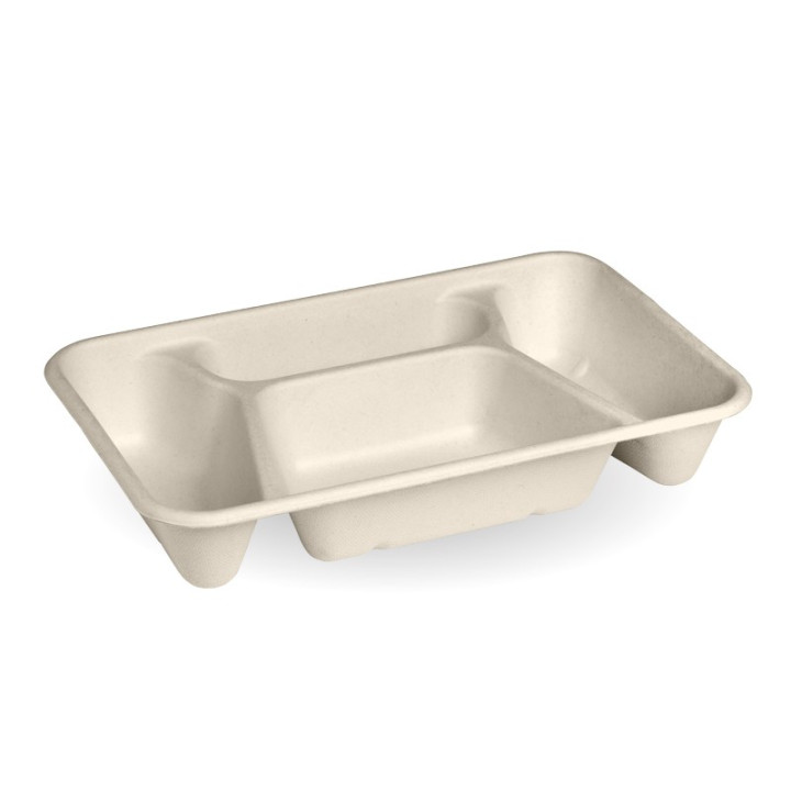 4-compartment base - 270x170x46mm - 350/180/180/120ml - natural  300 pcs