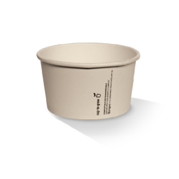 5oz Ice-Cream Cup Bamboo Paper PLA Coated  1000 pcs