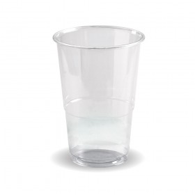 280ml clear cups - 25pk - BioPak clear  300 pcs