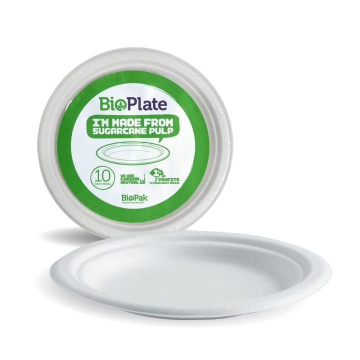 18cm plates - 10pk - white  170 pcs